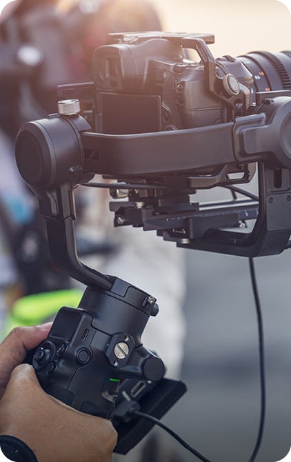 Camera equipment hire
