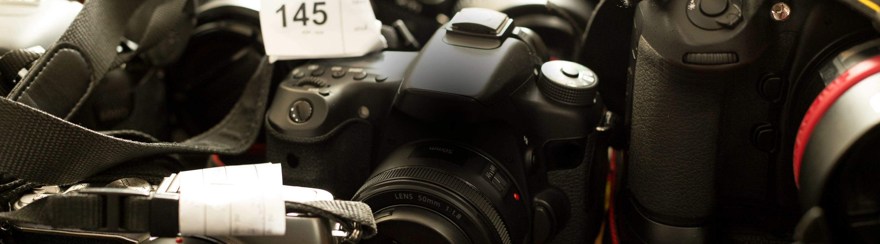 Second hand camera equipment