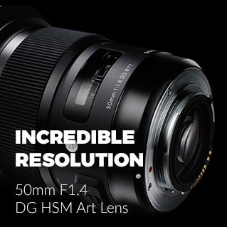 Sigma 50mm F1.4 DG HSM Art Lens