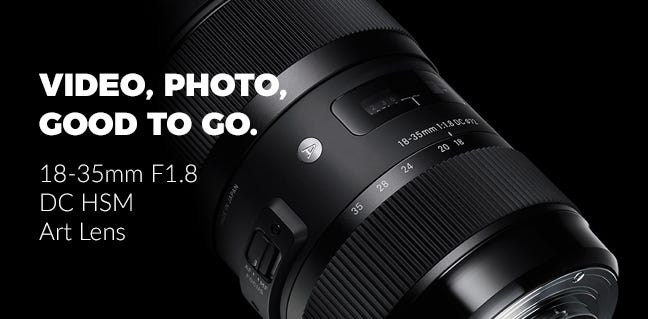 Sigma 18-35mm F1.8 DC HSM Art Lens