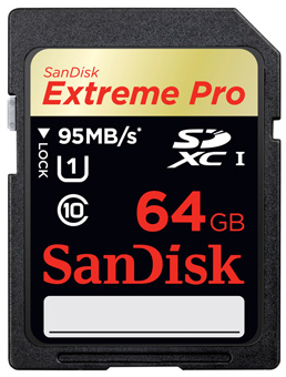 SanDisk Extreme Pro SDHC/SDXC UHS-1 Memory Card