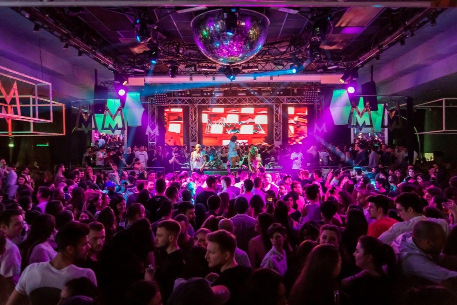 people inside night club