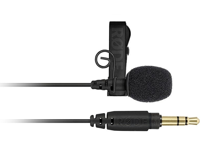 Rode lavalier GO microphone with cable and clip